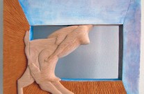 Mujerleona en la ventana cara B (2006) 34,2×30,2×5 cm